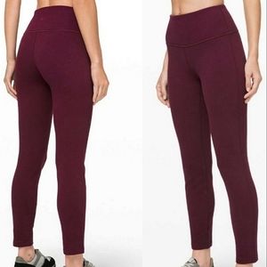 Lululemon Wunder Lounge Pant 28" *Updated Fit, Dark Adobe, Size 2